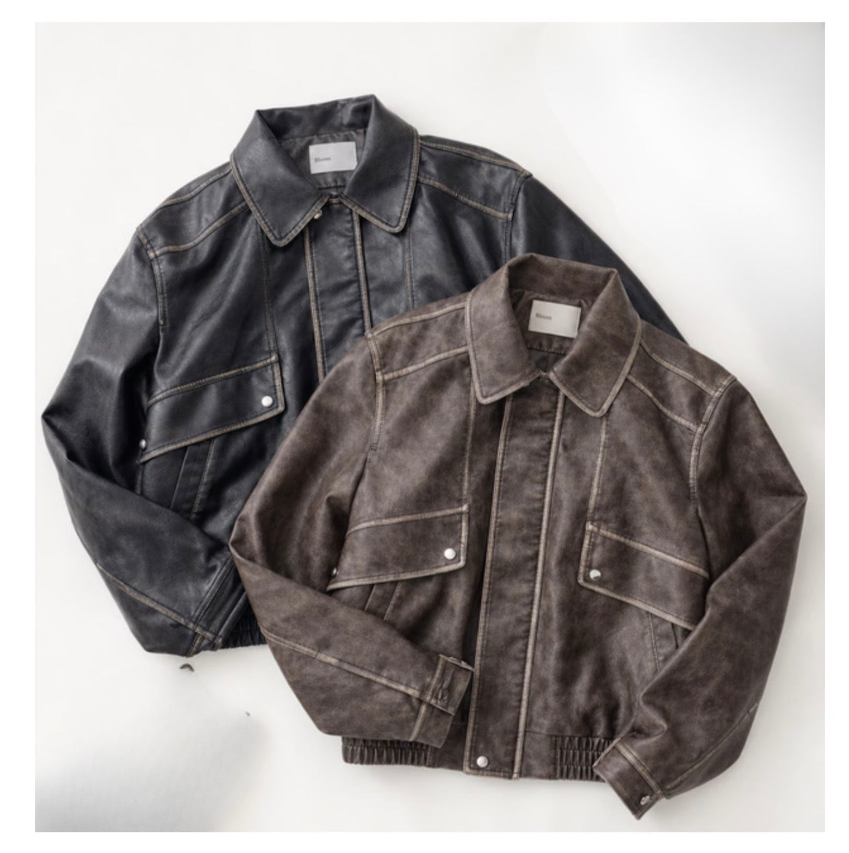 Campera Eco-Cuero Bomer